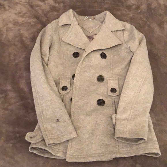 Jou Jou Jackets & Blazers - Joujou gray trench coat